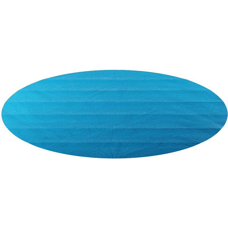 Vicco - Bâche solaire pour piscine 549cm bleu ronde Oskar
