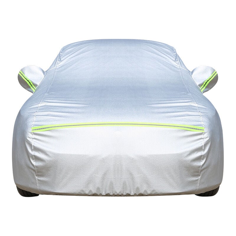 Bâche Voiture Exterieur Housse de Protection Oxford Couverture Imperméable Auto, Ouverte Latérale pour Cabine, Doublure en Coton Respirant, Anti uv