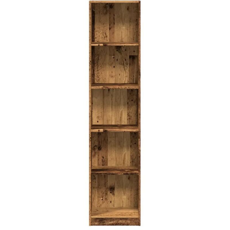 Bücherregal Altholz-optik 40x24x176 Cm Holzwerkstoff Vidaxl