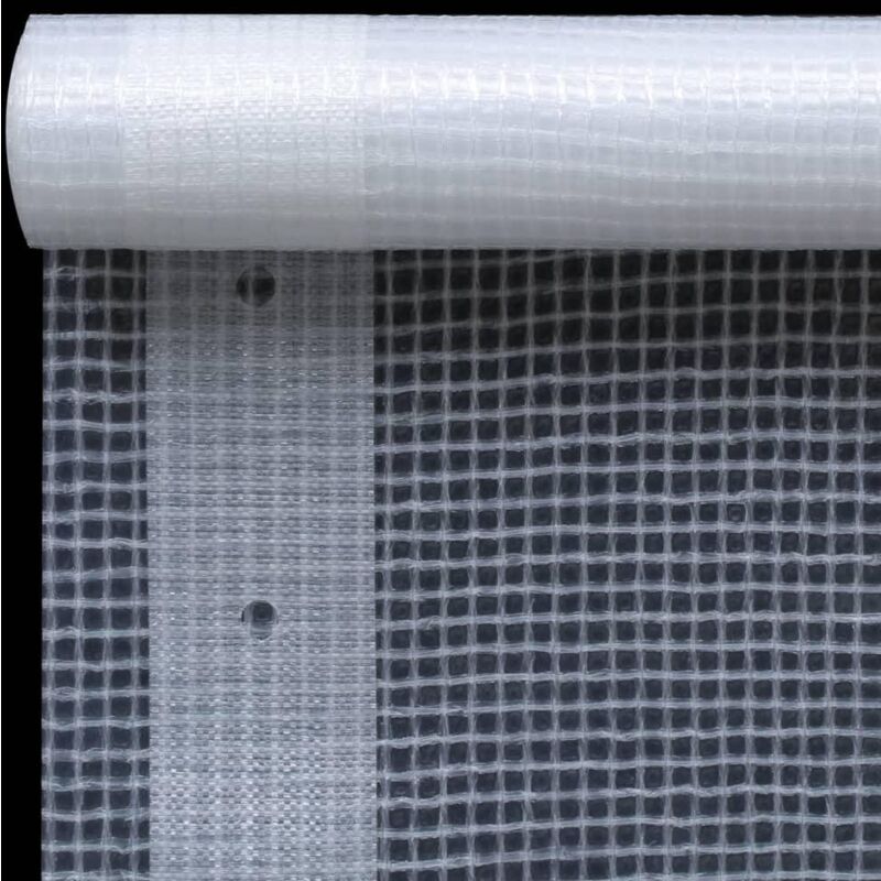 Helloshop26 - Bâches polyvalent et robuste 2 pièces 260 g/m² 2 x 6 m blanc