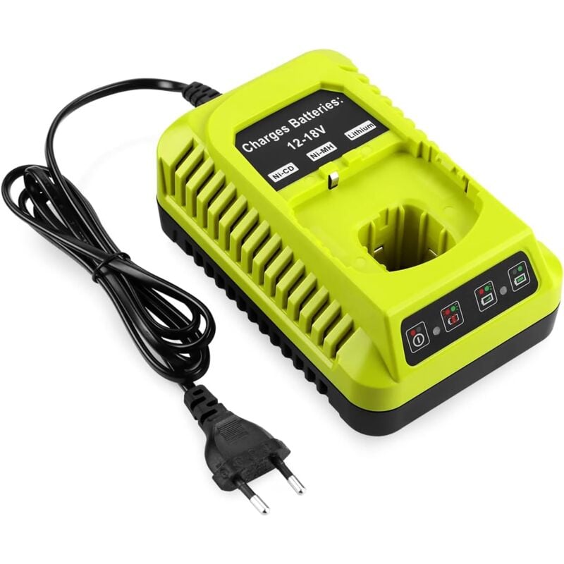 BCL14181H Remplacement Chargeur, Remplacez la batterie au lithium-nickel, Chargeur de rechange pour Ryobi RYOBI 12v-18V RYOBI P117 P108 chargeur de