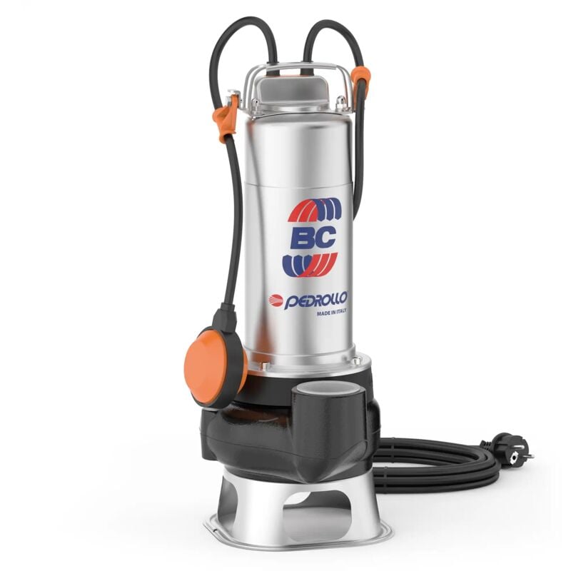 BCm 15/50 - Pompe électrique pour eaux usées monophasée à double canal - Pedrollo