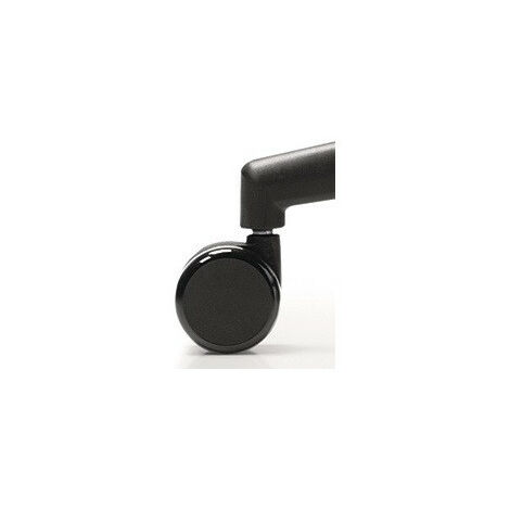 BD hard caster D.50mm per sedie da lavoro girevoli asse-L.25mm asse-D.10,5mm DAUPHIN