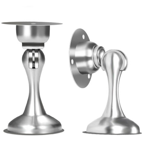 BDD 2pcs butée de porte murale butée de porte adhésive butée de porte magnétique murale butée de porte magnétique robuste pour la maison, le bureau, l'hôtel