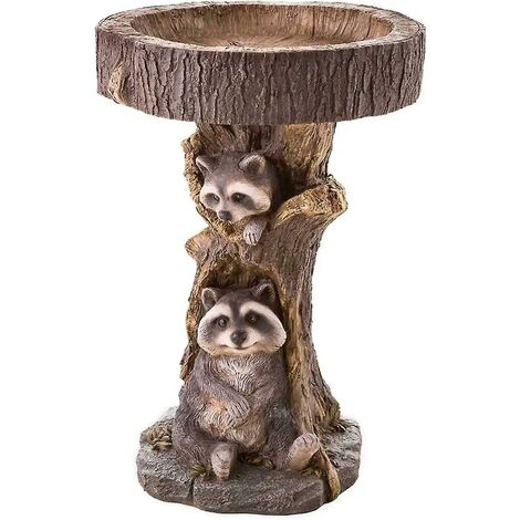 BDD Bain d'oiseau extérieur, fontaine à base de résine pour décorer la cour
