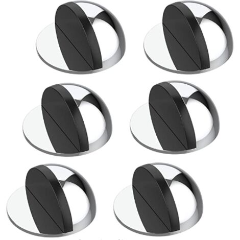 BDD Butée de porte 6 pièces butée de porte au sol butée de porte en acier inoxydable pas de perçage requis