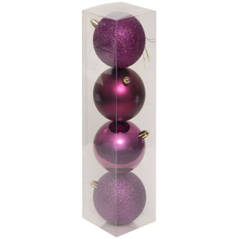 BDN 80MM X4 VIOLETT - Feeric lights & christmas