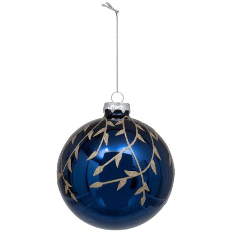 BDN CRISTAL 100MM BCH PAILL AZUL - Feeric lights & christmas