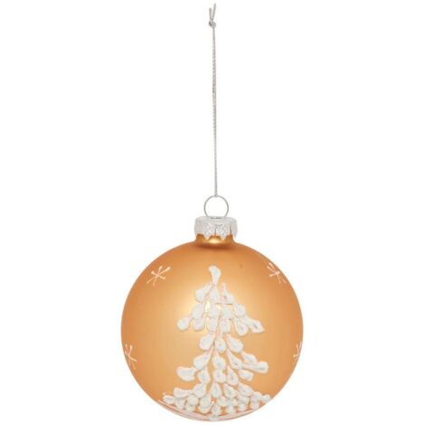 BDN CRISTAL 80MM ABETO BL ORO - Feeric lights & christmas