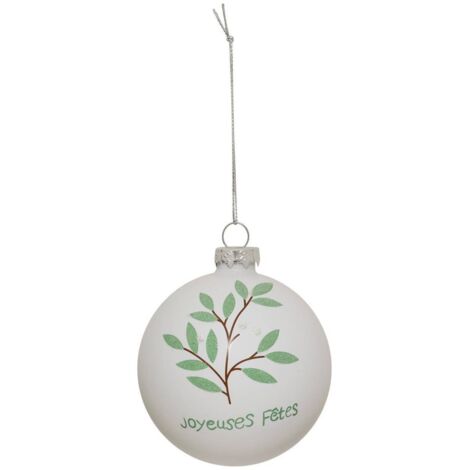 BDN GLAS 80MM JF GUI WEISS - Feeric lights & christmas