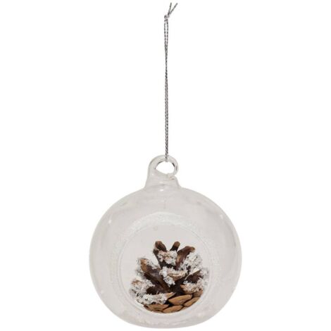 BDN GLAS 80MM PDP SCHNEE - Feeric lights & christmas