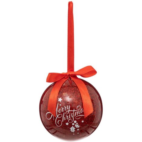 BDN GLITTER RG 75MM MERRY XMAS - Feeric lights & christmas