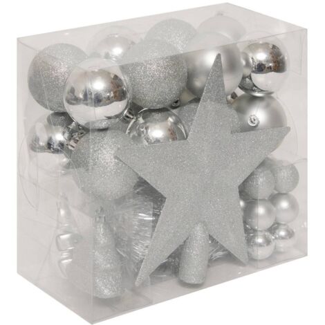 BDN KIT 44 PIEZAS KALLI PLATA - Feeric lights & christmas