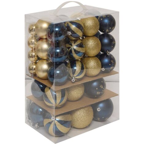 BDN KIT 60 PIEZAS DECO RENA BL ORO - Feeric lights & christmas
