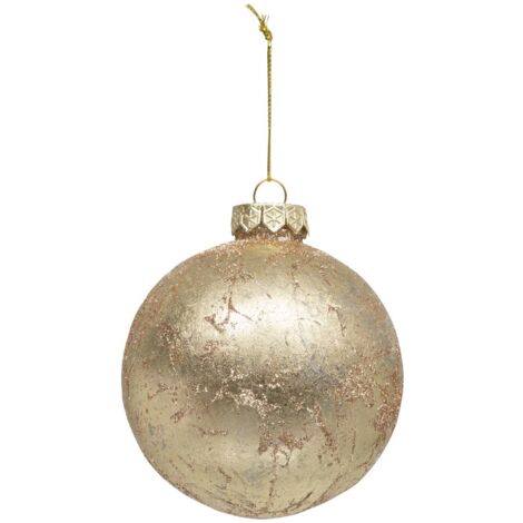 Bdn plast effetto metallo oro 100mm - Feeric lights & christmas