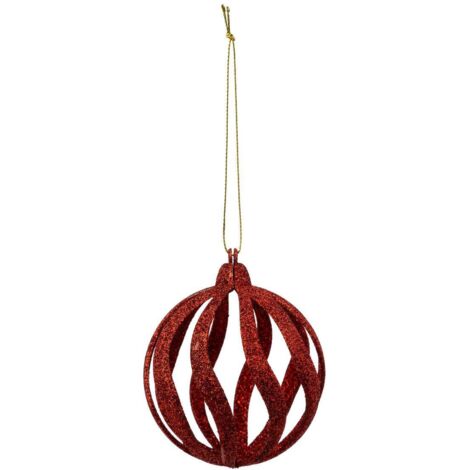 BDN PLAST VAGUE ROUGE D8CM - Feeric lights & christmas