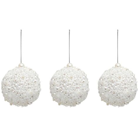 BDN PLF X3 SEQUIN PERL BL 80MM - Feeric lights & christmas