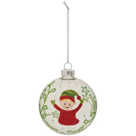 BDN VIDRIO 80MM LUTIN RG PAILL - Feeric lights & christmas
