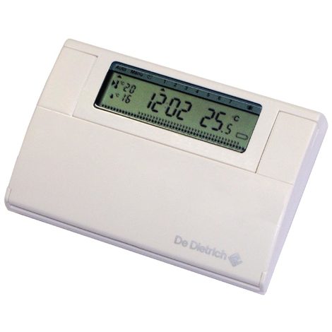 Thermostat dambiance DE DIETRICH AD 137 digital programmation hebdomadaire filaire compatible toutes chaudi/ères