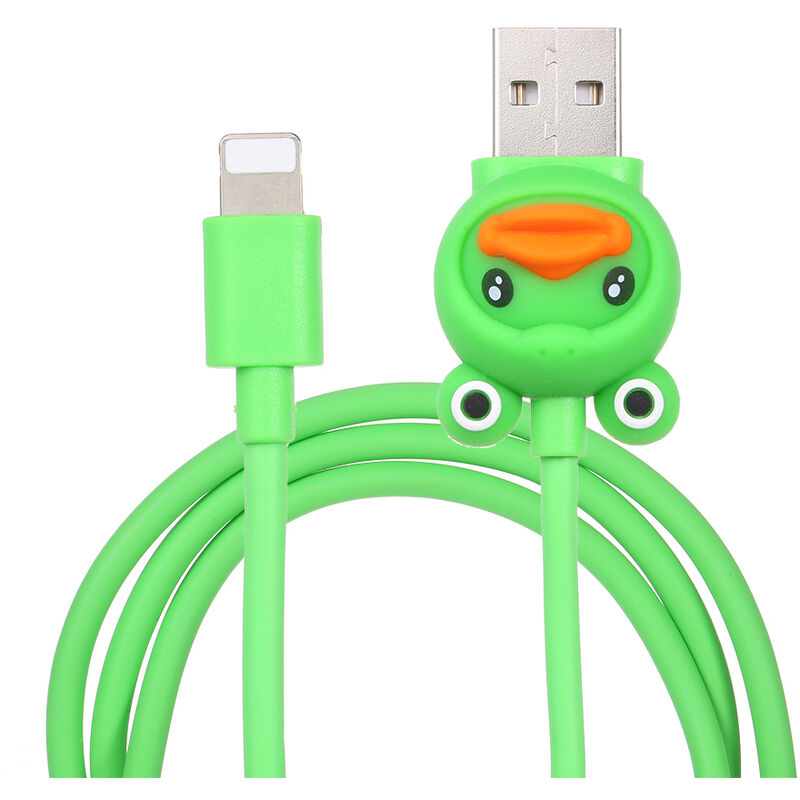 

S7 Cable de datos de carga Cable USB de iluminacion para iPhone X 8 7 6 Plus iPad iPhone Cable de cargador Adaptador de datos Rana - B.duck