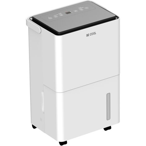 BE COOL BC30LEF2301 Luftentfeuchter weiß, bis zu 30 Liter pro Tag, bis zu 25m²