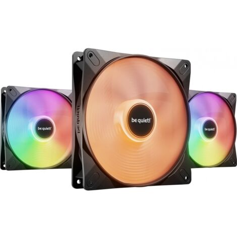 be quiet Light Wings LX PWM Lüfter 140mm 3er Pack Schwarz