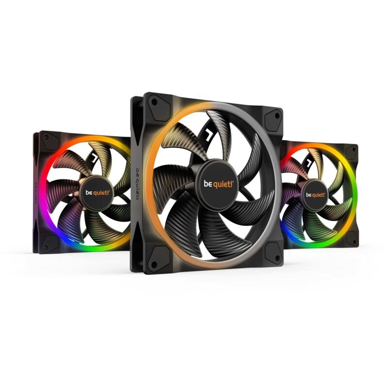 Be Quiet - Light Wings pwm 140mm, Triple-Set