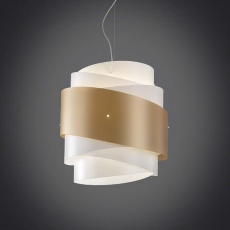 BEA lámpara colgante una luz Oro diámetro 40x h39 cm