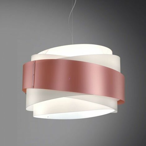 BEA Pendelleuchte ein Licht Rosa Durchmesser 60x H38 cm