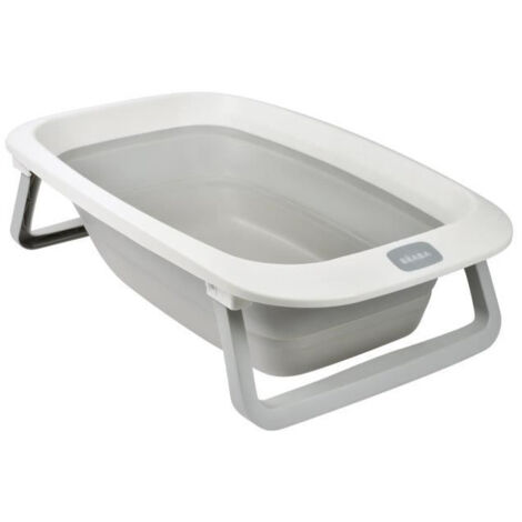 BEABA, Baignoire pliable - 920403 -Baignoire Eazy Pop Camélé'O - Gris velours