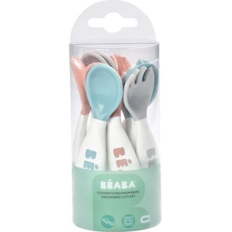 Beaba Ergonomisches Besteckset 10 Teile Silikon Babys