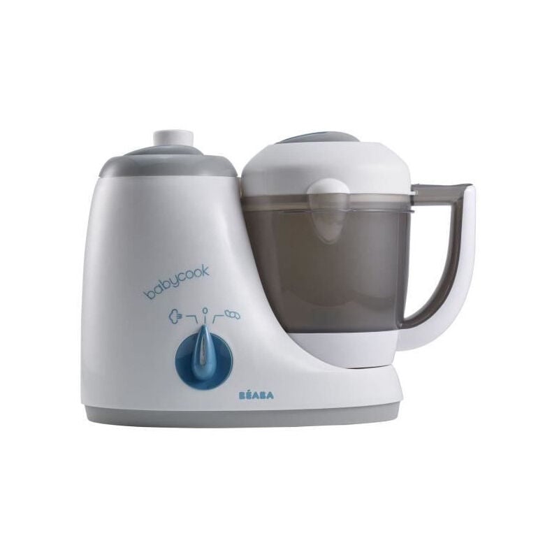 Beaba - Babycook Original, Robot Bebe Babycook - Cuiseur Mixeur 4 en 1 - Gris
