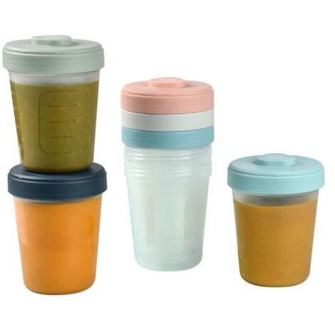 BEABA, Set 2° edad 6 porciones clip de conservación - 6x250ml