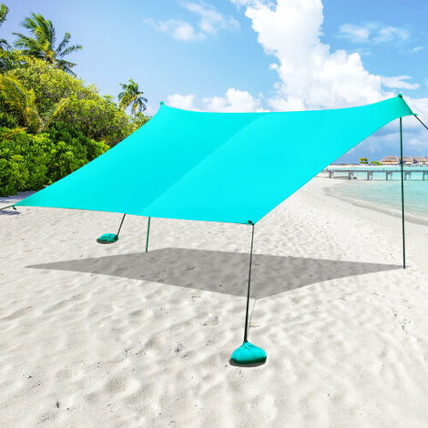 Beach Sunshade Portable Sun Shade Canopy Waterproof Tent
