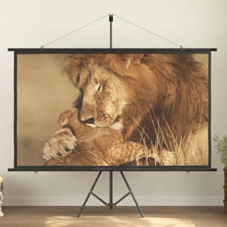 SWEIKO Beamer-Leinwand mit Stativ 90" 16:9