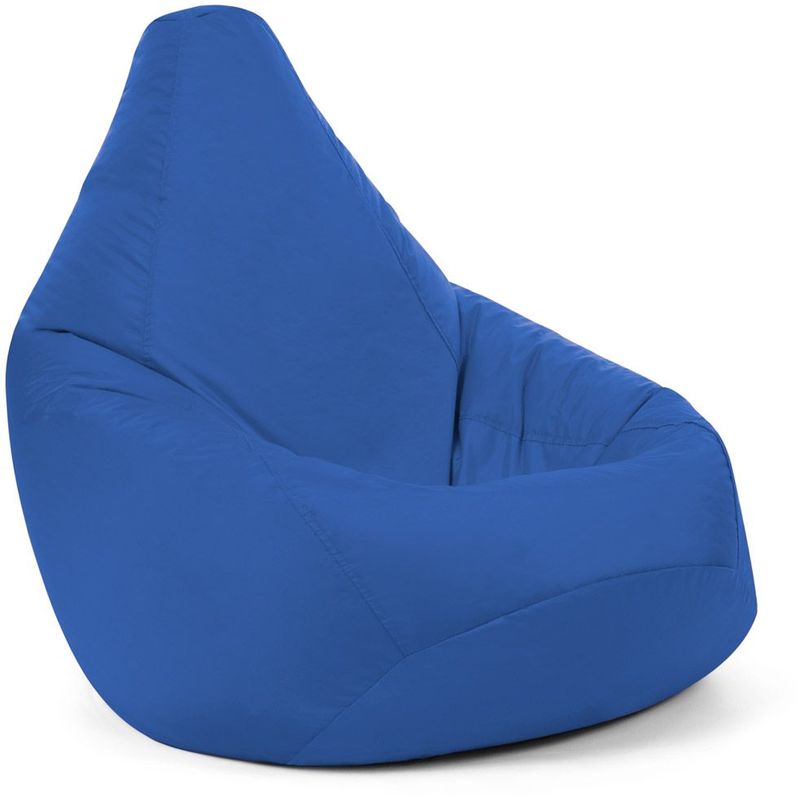 Veeva - Pouf à Dossier Haut, Pouf Spécial Gamer - Poufs d'intérieur et d'extérieur, Bleu - Bleu
