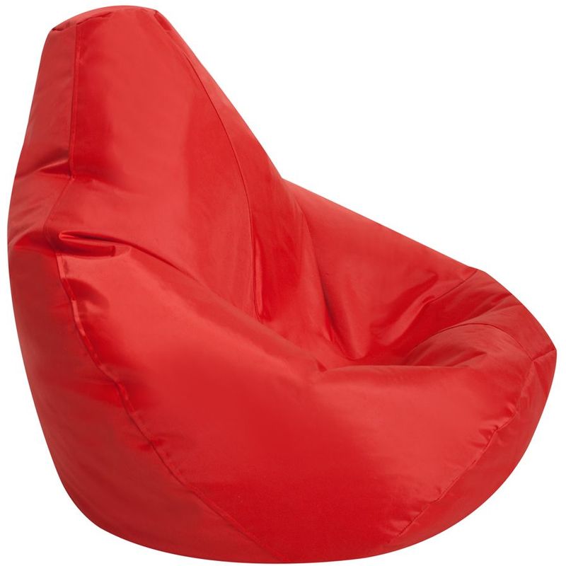 Pouf Spécial Gamer pour Enfants, Grand - Résistant à l'eau, Poufs d'intérieur et d'extérieur, Rouge - Rouge - Veeva