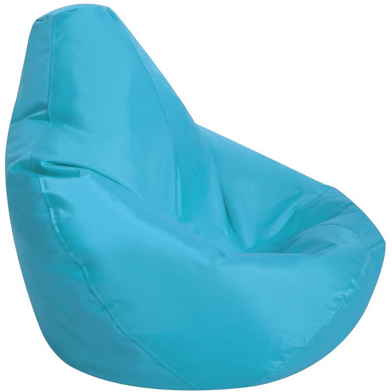 Veeva - Pouf Spécial Gamer pour Enfants, Grand - Résistant à l'eau, Poufs d'intérieur et d'extérieur, Bleu Turquoise - Bleu Turquoise