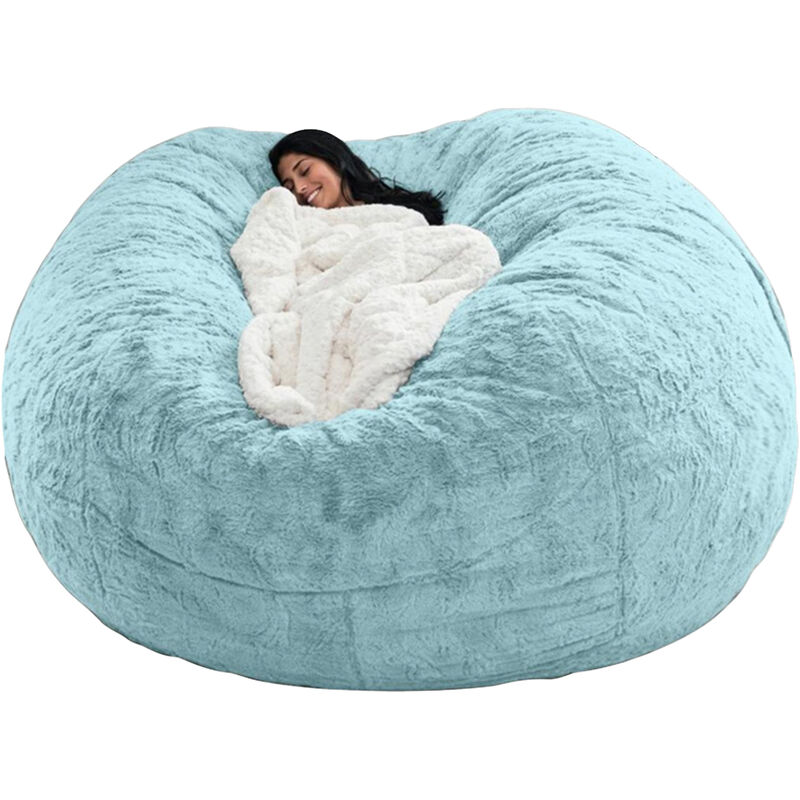 

Bean Bag Funda para silla solamente (sin relleno) Funda lavable ultra suave para sillon de piel PV para organizar juguetes de peluche o textiles,