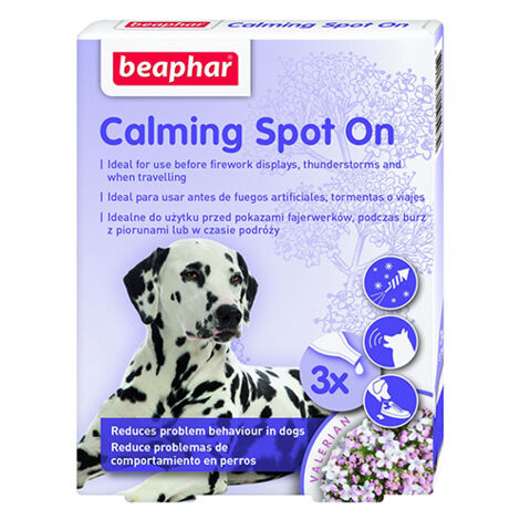 BEAPHAR Calming Pipetas Calmantes Naturales para Perro, 3 x 0,7 ml