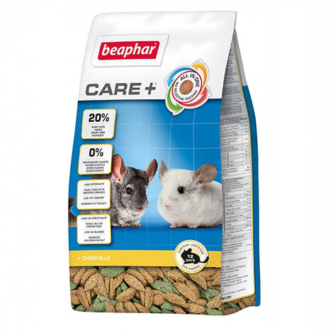 Beaphar Care+ Chinchilla Extruptes Essen fÐ©r Chinchillas, 1,5 kg