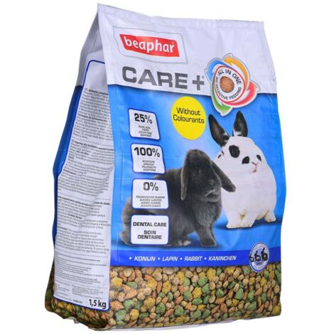 BEAPHAR CARE+ CONEJO Alimento Extrusionado para Conejos, 1,5 kg