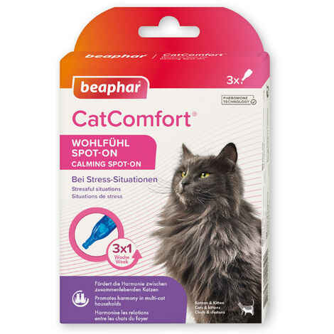 Beaphar CatComfort Wohlfühl Spot-On für Katzen - 3x 0,55 ml