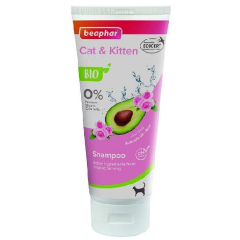 Beaphar Champbes Bio Cat und Ktzchen, 0% Parabene, Silikone, Farbstoffe, Alkohol, Stiefel 200 ml