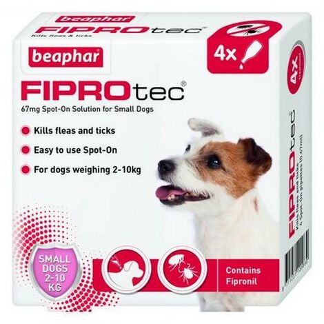 Beaphar Fiprotec Spot On Small Dog (4 Pipettes) - 260700