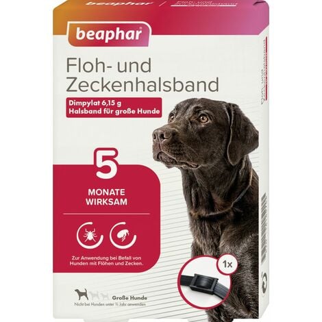 Beaphar Floh- & Zeckenhalsband für große Hunde 65 cm