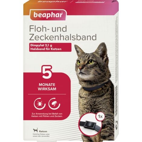 Beaphar Floh- & Zeckenhalsband für Katzen 35 cm