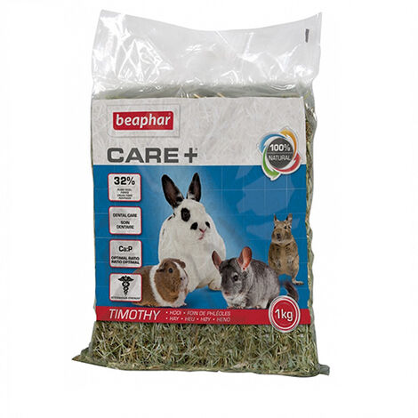 Beaphar Hay Natural Care+ Food Timothy per conigli e roditori, 1 kg