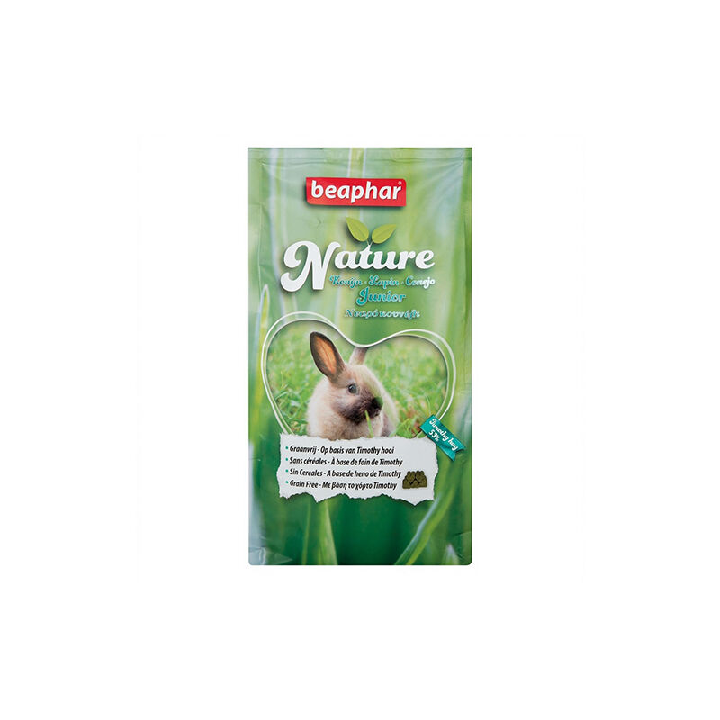 

NATURE CONEJO JUNIOR Alimento en Pellets para Conejos Bebé, 1,25 kg - Beaphar