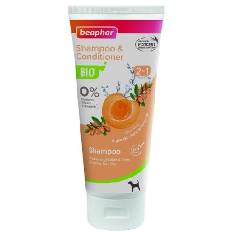 Beaphar Shampoo Bio Dogs, 0% parabeni, siliconi, coloranti, alcol, stivale 200 ml